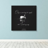 Zoek mijn weg canvas afdruk (Insitu (Houten vloer))