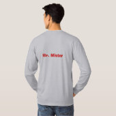 Zoek Mr Mister T-shirt (Achterkant volledig)