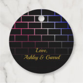 Zoek 'n out Geslacht onthullen! Bedankjes Labels (Achterkant)