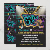 Zoek 'n uitnodiging! Gender onthullen! Hip Hop! Kaart (Voorkant / Achterkant)