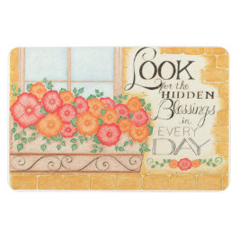 Zoek naar de Verborgen Zegeningen  4" x 6" Magneet