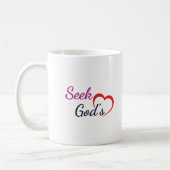 Zoek naar Gods Hart Koffiemok (Links)