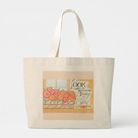 Zoek naar het Hidden Blessings Jumbo Tas (Achterkant)