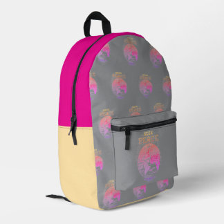 Zoek naar Peace Backpack Bedrukte Rugzak
