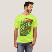 Zoek nieuwe Uitzichten Motivatie T-shirt ontwerp (Voorkant volledig)