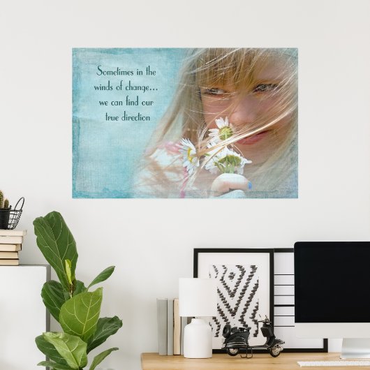 Zoek onze ware richting poster (Thuiskantoor)