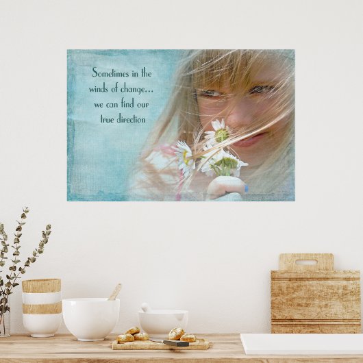 Zoek onze ware richting poster (Keuken)