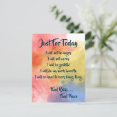 Zoek Reiki, zoek de afdruk van Peace Waterverf Kaart (Staand voorkant)