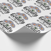 Zoek schoonheid in kleine dingen cadeaupapier (Hoek)