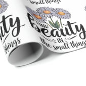 Zoek schoonheid in kleine dingen cadeaupapier (Rol Hoek)