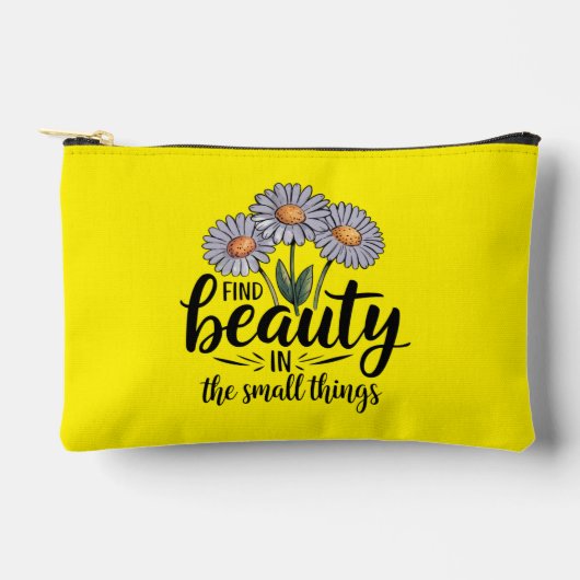 Zoek schoonheid in kleine dingen etui (Voorkant)