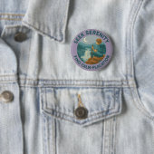 Zoek Sereniteit – Vind Kalme-Plek Pin Badge Ronde Button 5,7 Cm (In situ)