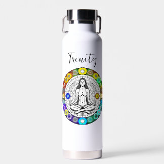 Zoek Serenity Meditatie Spiritueel gepersonaliseer Waterfles