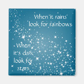 Zoek sterren wanneer donkerder landschap van citaa magneet (Voorkant)