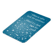 Zoek sterren wanneer het Donkere Inspirerend van h Magneet (Linkerzijde)