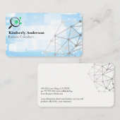 Zoek Tech Logo | Netwerkhulpbron Visitekaartje (Voorkant / Achterkant)
