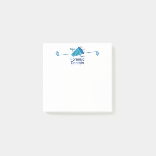 Zoek uit voor forensische tandartsen post-it® notes (Voorkant)