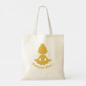 Zoek uw Flow Canvas tas (geel) (Achterkant)