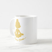 Zoek uw flow Mok (geel) (Voorkant links)