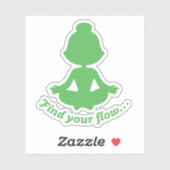 Zoek uw Flow Sticker (Groen) (Vel)