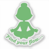 Zoek uw Flow Sticker (Groen) (Voorkant)