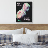 Zoek uw manier waarop u thuis Inspirerend roemijfe Canvas Afdruk (Insitu (Slaapkamer))