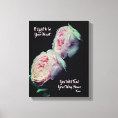 Zoek uw manier waarop u thuis Inspirerend roemijfe Canvas Afdruk (Voorkant)