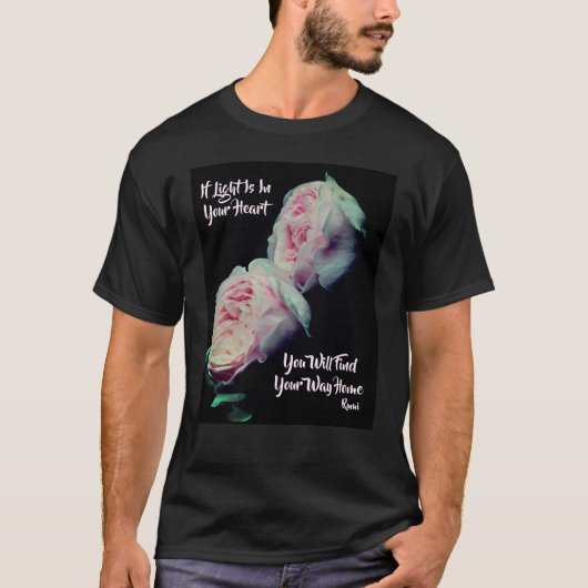 Zoek uw manier waarop u thuis Inspirerend roemijfe T-shirt (Voorkant)