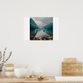 Zoek uw PEACE, mooi, kalm Poster (Keuken)