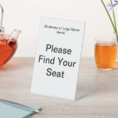 Zoek uw plaats reclamebord met voetstuk (Insitu)