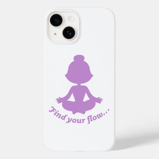Zoek uw telefoonhoesje Flow (Paarse) Case-Mate iPhone Case (Achterkant)