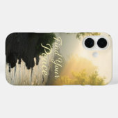 Zoek uw vrede Case-Mate iPhone case (Achterkant (horizontaal))