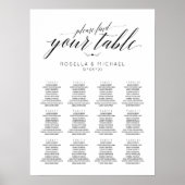 Zoek uw Zitplaatskaart voor bruiloft Poster (Voorkant)