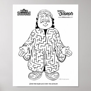 Zoek voor Joseph Activiteiten Doolhof Poster
