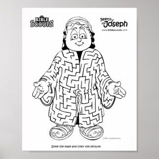 Zoek voor Joseph Activiteiten Doolhof Poster
