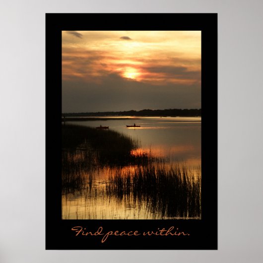 Zoek vrede binnen... poster (Voorkant)