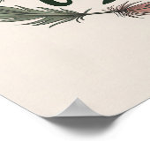 Zoek vrede binnenin en verspreid het rond ontwerp poster (Hoek)