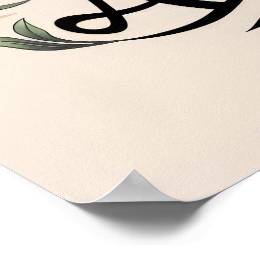 Zoek vrede in jezelf en verspreid het rond design poster (Hoek)