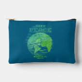 Zoek Vrede Schrift Cut Sew Bag Etui (Voorkant)