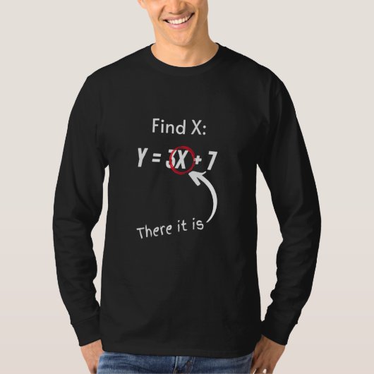 Zoek X Algebra T-shirt (Voorkant)