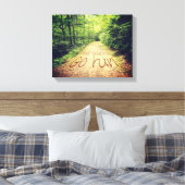 Zoek zelf Inspirerend Runners Quote uitvoeren Canvas Afdruk (Insitu (Slaapkamer))