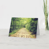 Zoek zelf Inspirerend Runners Quote uitvoeren Kaart (Achterkant)