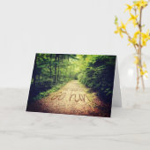 Zoek zelf Inspirerend Runners Quote uitvoeren Kaart (Gele Bloem)