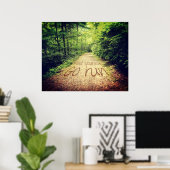 Zoek zelf Inspirerend Runners Quote uitvoeren Poster (Thuiskantoor)