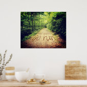Zoek zelf Inspirerend Runners Quote uitvoeren Poster (Keuken)