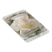Zoek zijn vrede: White Rose Magneet (Rechterzijde)