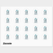 Zoekavontuur Ronde Sticker (Vel)