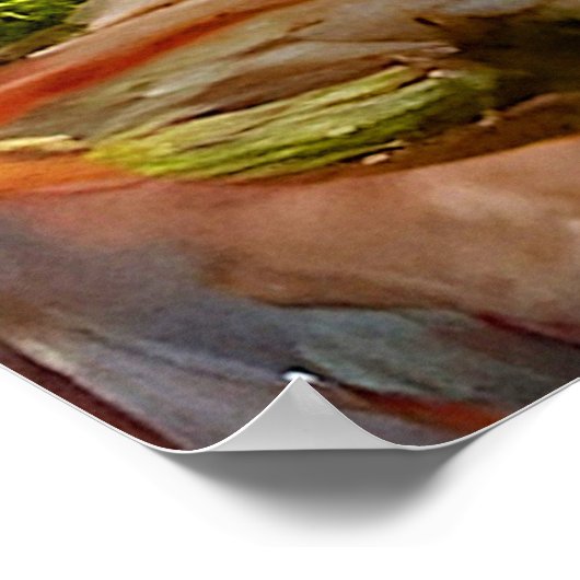 Zoekblokkunst - Psychedelic Mind Cave Poster (Hoek)