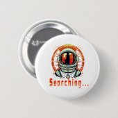 Zoeken… – Astronaut Portretknop Ronde Button 5,7 Cm (Voorkant /achterkant)