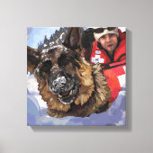 Zoeken en redden canvas afdruk (Voorkant)